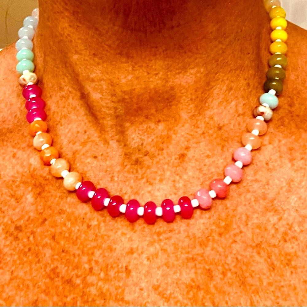New Super Cute Multicolor Boho Necklace